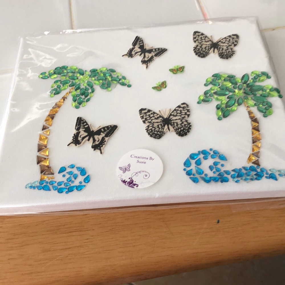 Palms Trees & Butterflies